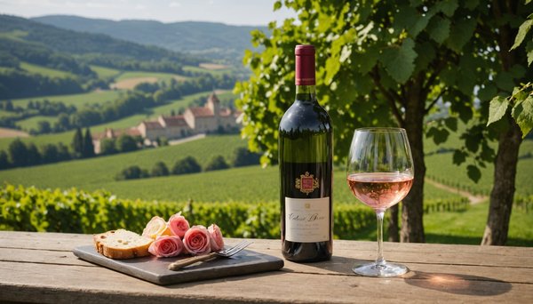 Savourez l'authenticité du vin rosé du château de berne